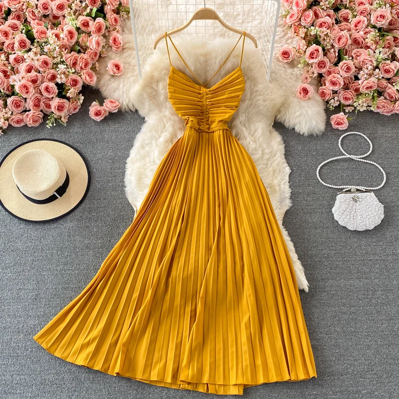 Women's Plus-Size Casual Outfit Cute chiffon A line fashion dress  526