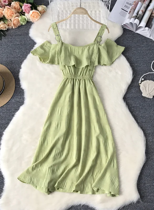 Women's Work Outfit Cute A line short dress summer dress  1107