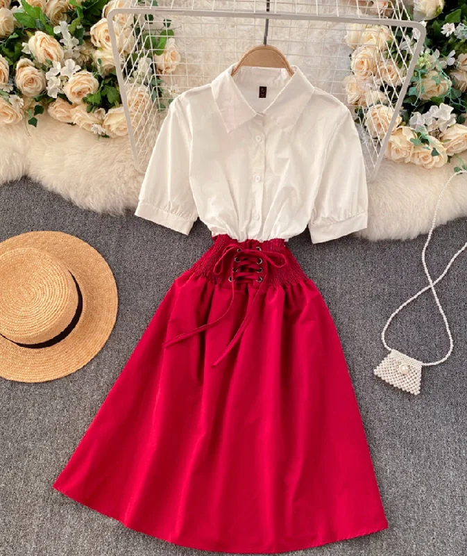 Flash Sales This Week Lovely A line splicing dress  929