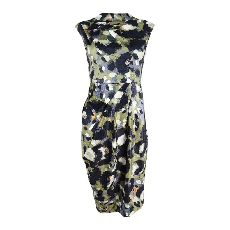 Extreme Clearance Deals Catherine Malandrino Women's Arlene Embossed Velvet Sheath Dress