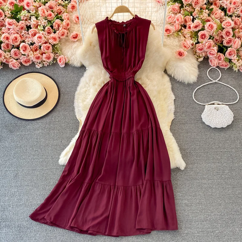 Women's Clothes Cute A line dress fashion dress  418