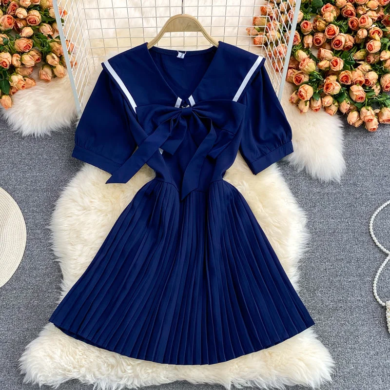 Women's Functional Outfit For Outdoor Activities Blue A line short dress fashion dress  527