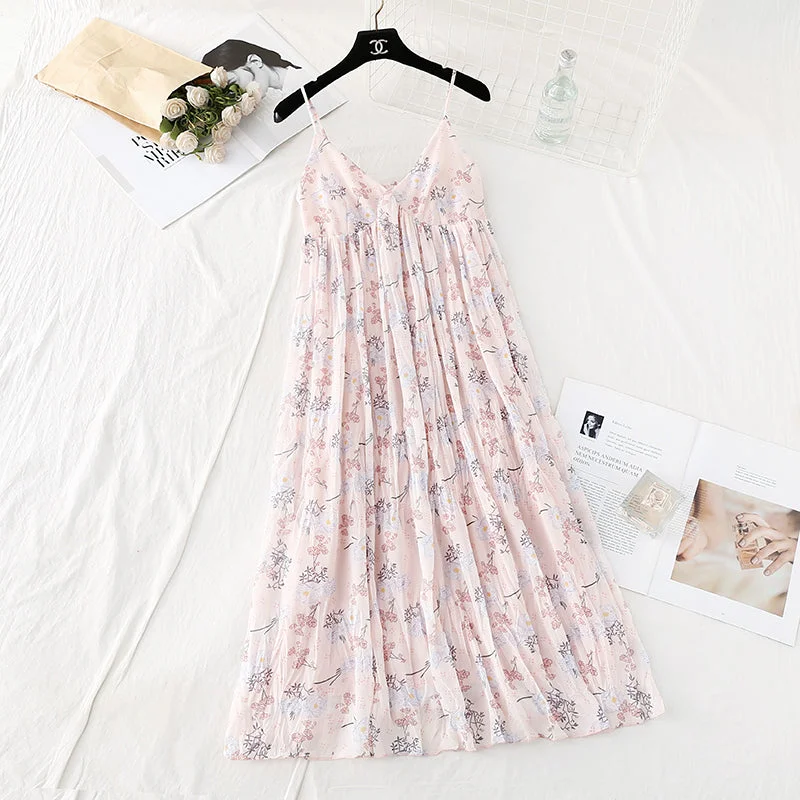 Edgy Fashion Pleated Chiffon Skirt fairy super xiansen French dress  4122