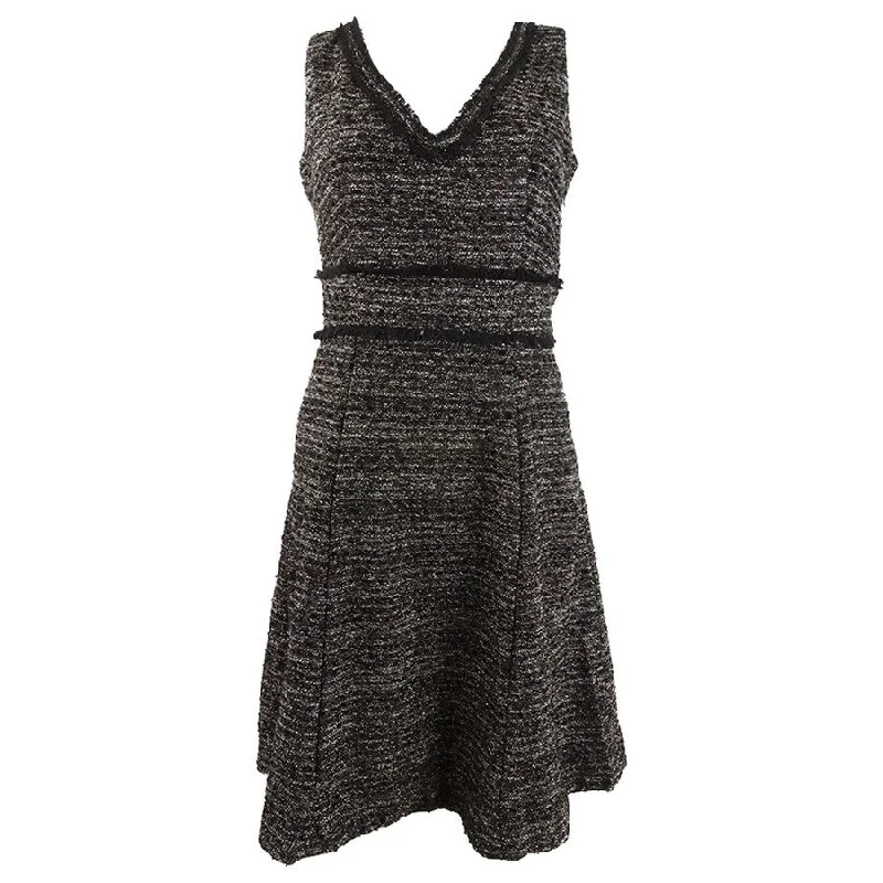 Sale On Sale Nanette by Nanette Lepore Women's Metallic Boucle Fit-and-Flare Dress (4, Black) Sale On Sale Nanette by Nanette Lepore Women's Metallic Boucle Fit-and-Flare Dress (4, Black)