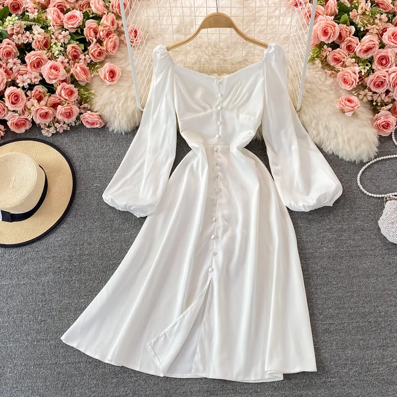 Flash Sale Clothing Cute long sleeve A line dress fashion dress  432