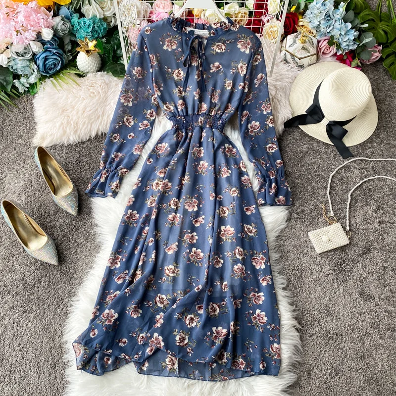 Women's Clothes For Special Occasions French waist skirt fairy super fairy series versatile dress  3135