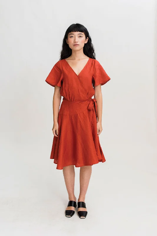 Affordable Online Boutique Women's Cross Over Front Dress