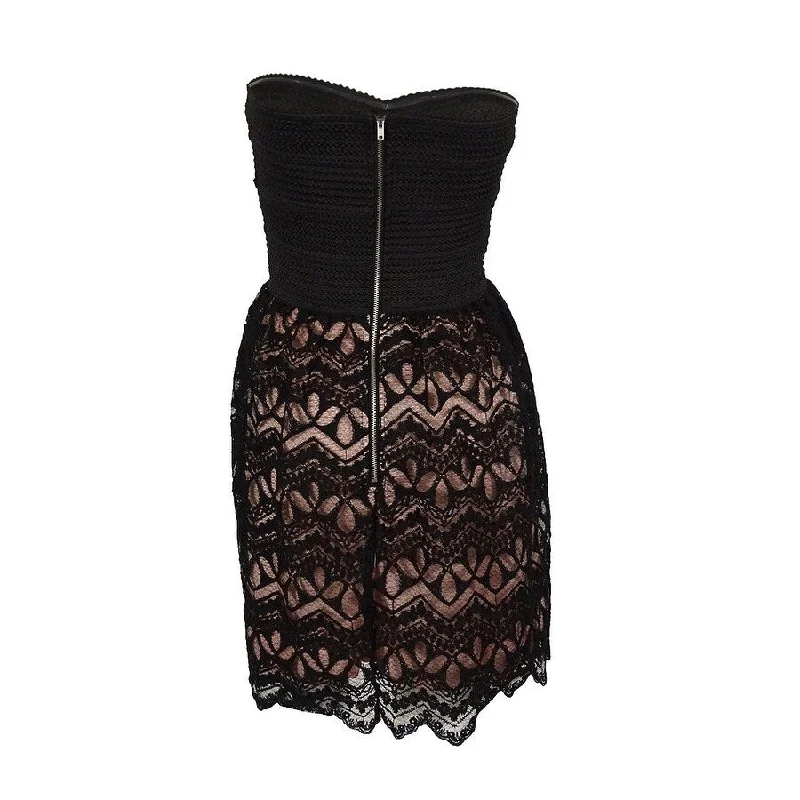 Women's Casual Clothing For Lounging Trixxi Juniors' Strapless Lace Dress