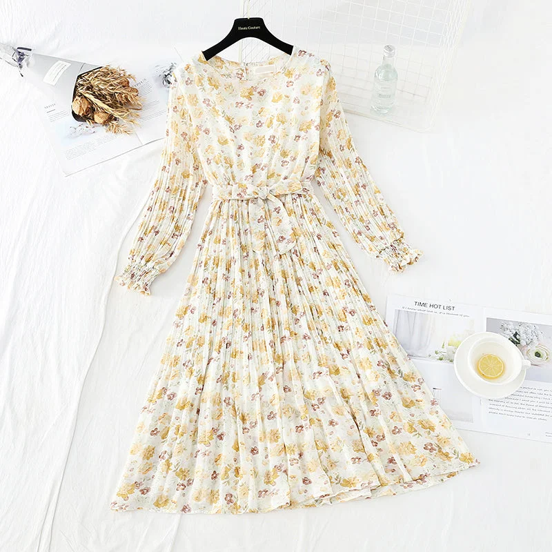 Clothes For Women The new waist is slim, chiffon Fairy Dress  4709