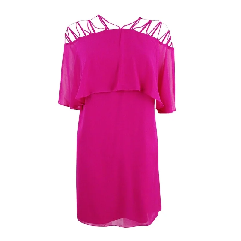 Women's Clothing And Garments Sets Cece Women's Lattice Off-The-Shoulder Popover Dress