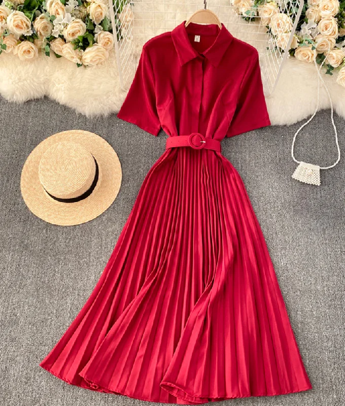 Outlet Clothing Simple A line dress fashion dress  881