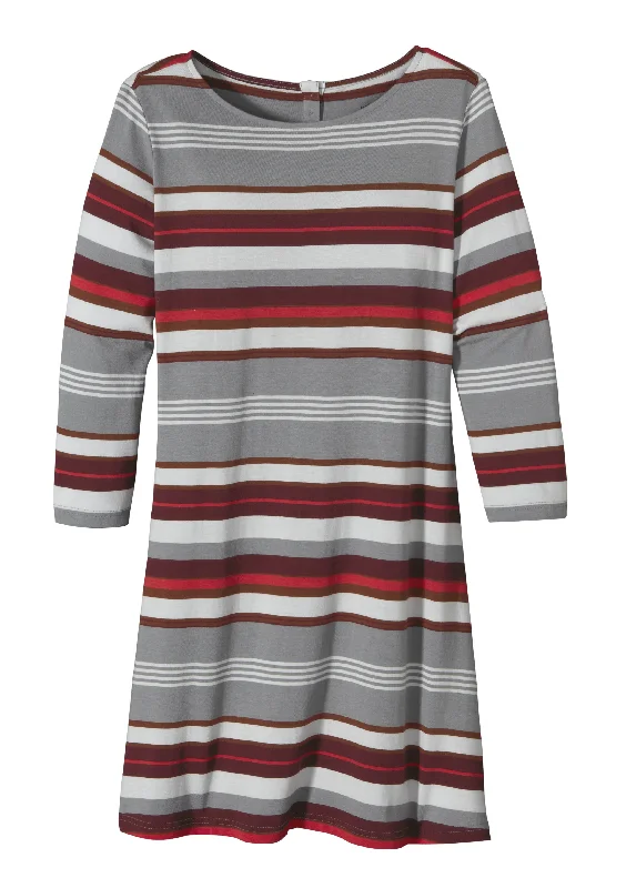 Women's Trendy Outfit W's 3/4-Sleeved Au Bateau Dress