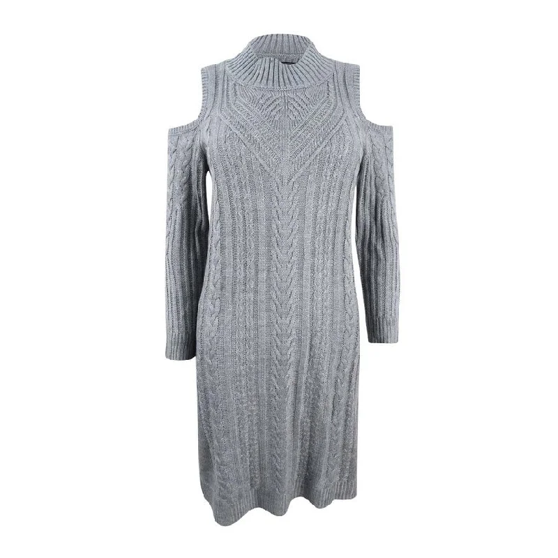 Women's Outdoor Activity Garments Jessica Howard Women's Cold-Shoulder Sweater Dress