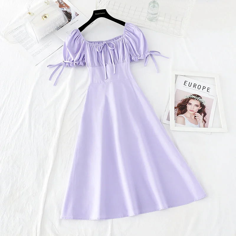 Latest Fashion for Women Light mature dress with slim waist  4184