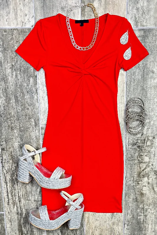 Formal Garments For Women Hidden Romance Dress - Red