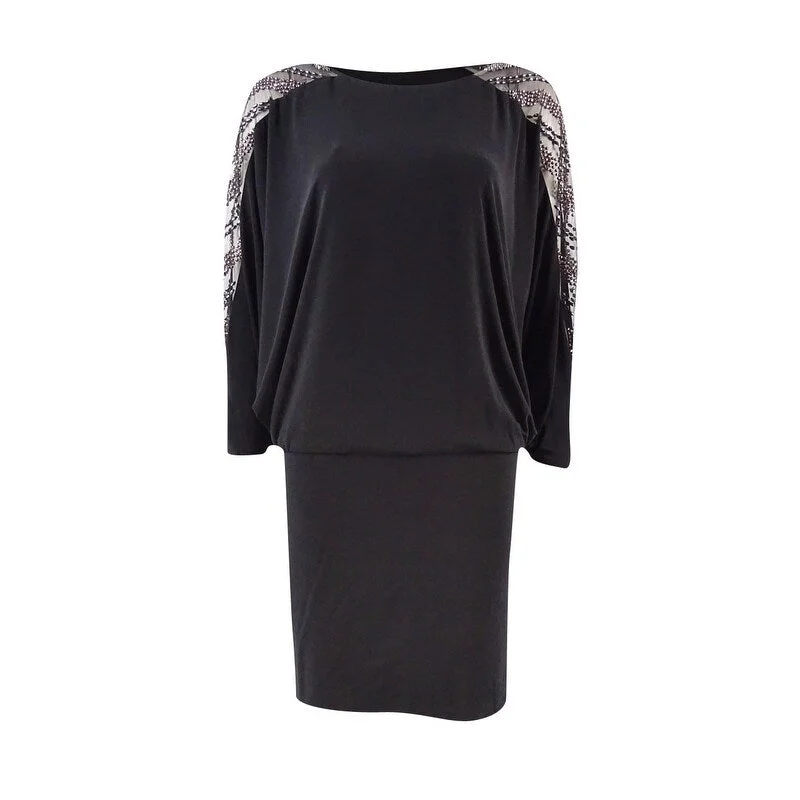 Discount Store Betsy & Adam Women's Embellished Cold-Shoulder Jersey Dress