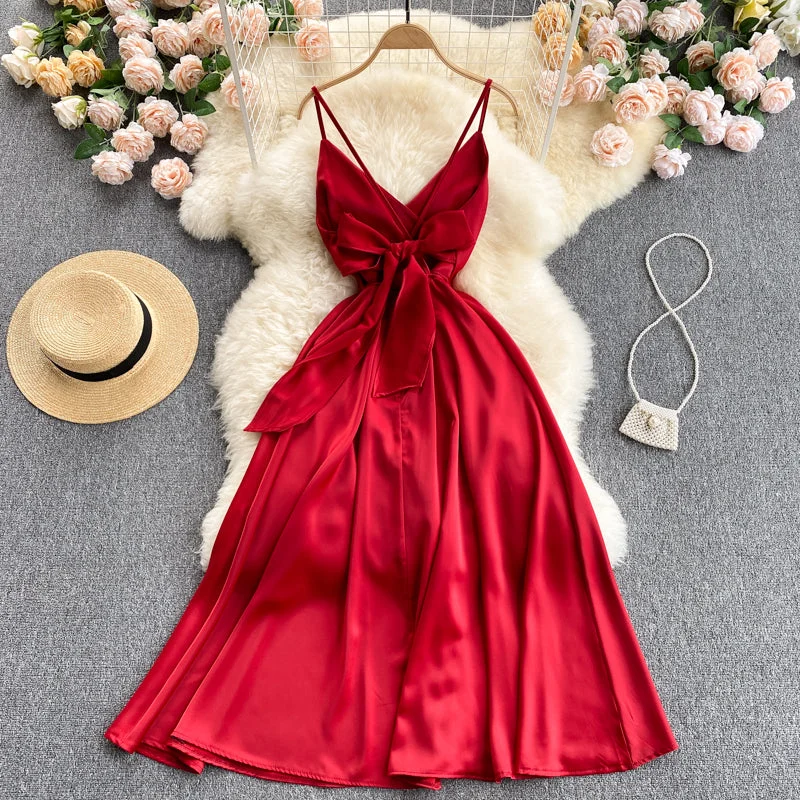 Women's Clothing Sale Online Cute v neck backless dress fashion dress  600
