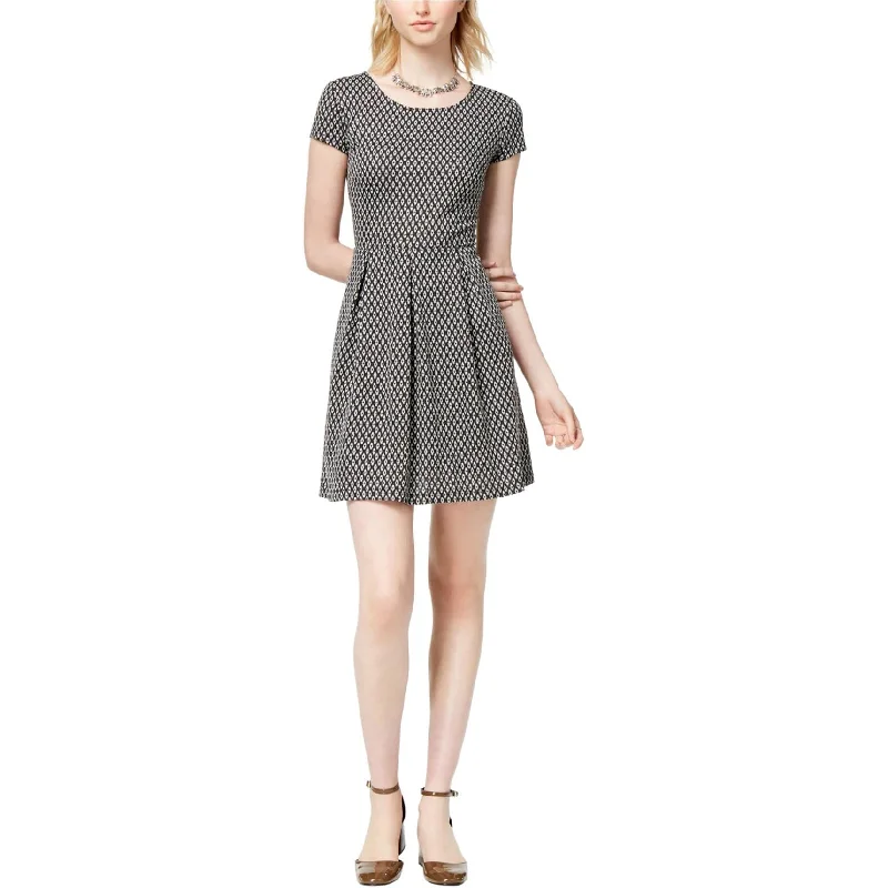 Stylish Dresses for Women Maison Jules Womens Textured Pleated A-Line Fit & Flare Dress