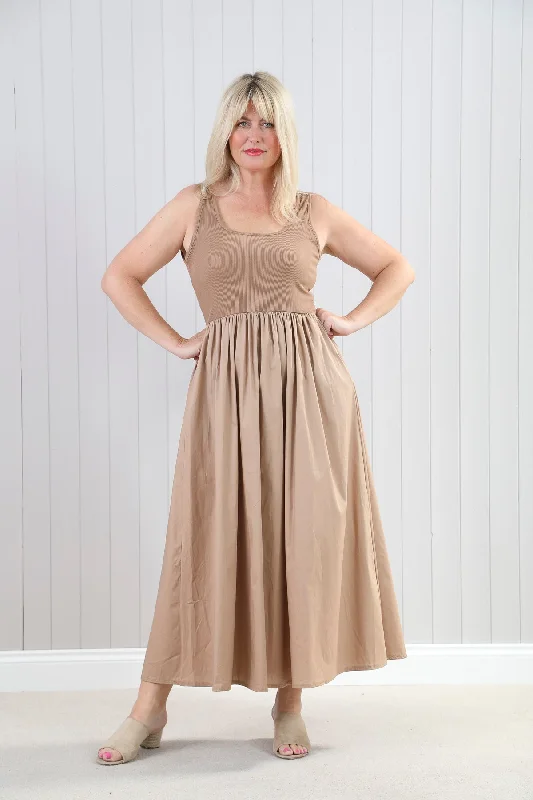 Casual Garments For Women Venus Maxi Dress light Bronze