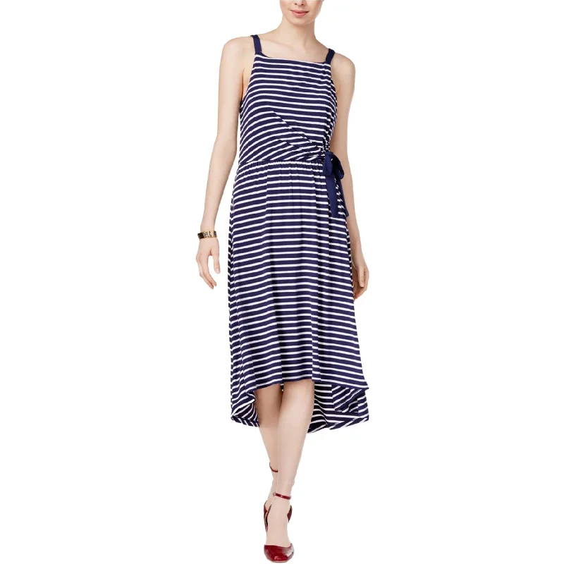 Casual Women's Clothing Online Maison Jules Womens Striped High-Low Dress