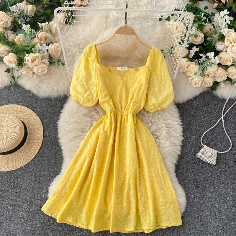 Comfortable Women's Outfits Cute A line short dress fashion dress  640