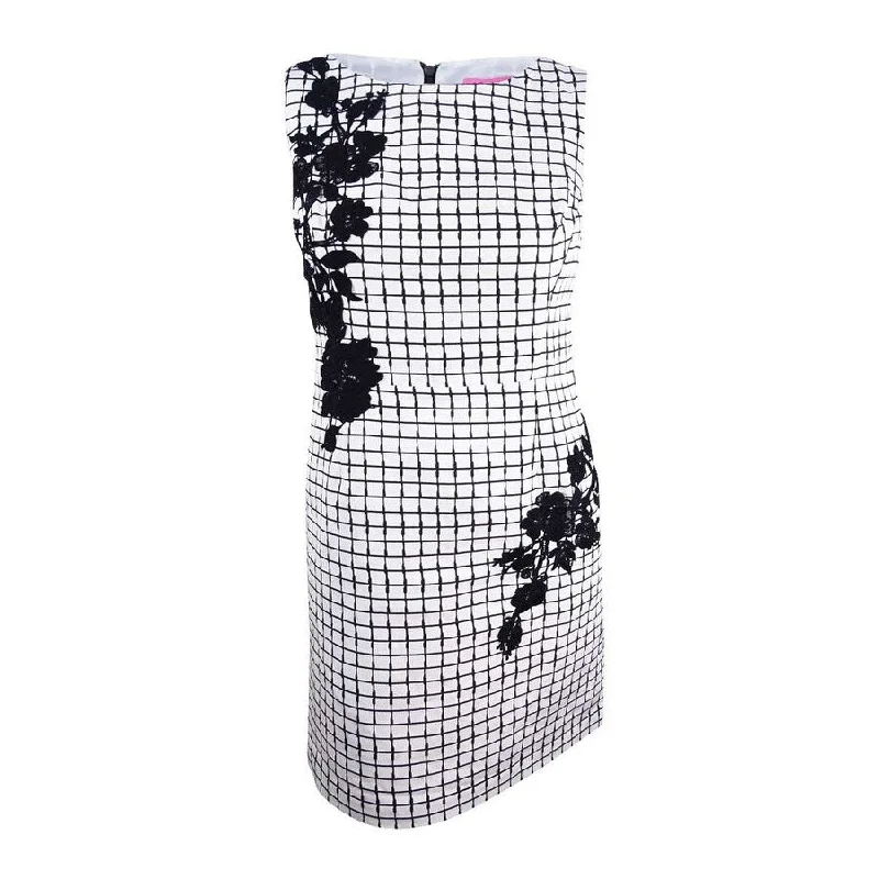 Shop Ladies Clothes Betsey Johnson Women's Floral-Applique Sheath Dress