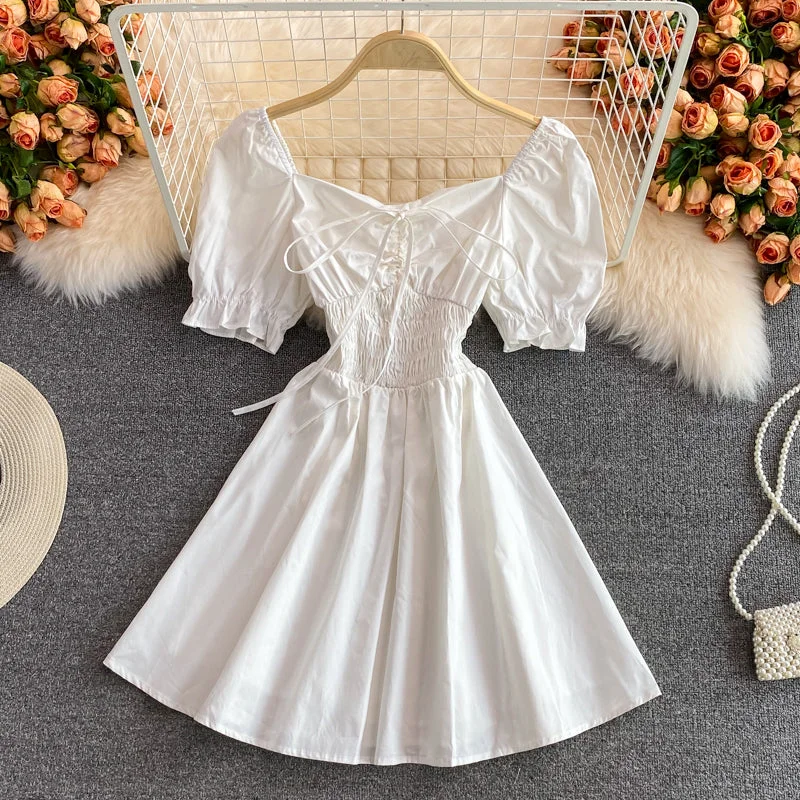 Women's Stylish Casual Garments Cute A line short dress fashion dress  560