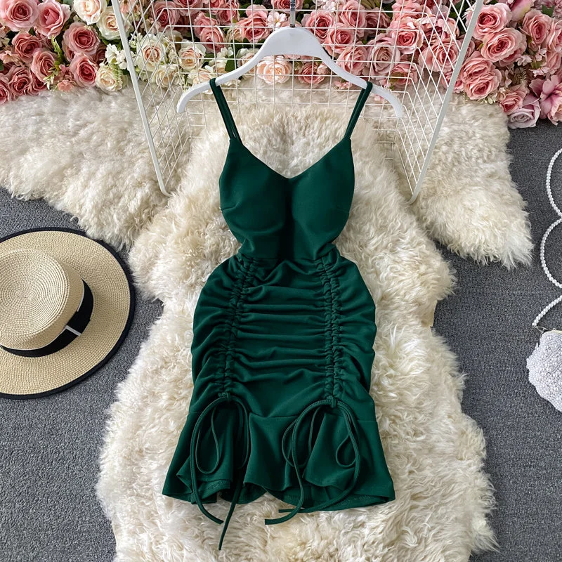 Elegant Fashion Sexy V Neck Short Dress Fashion Dress  10700
