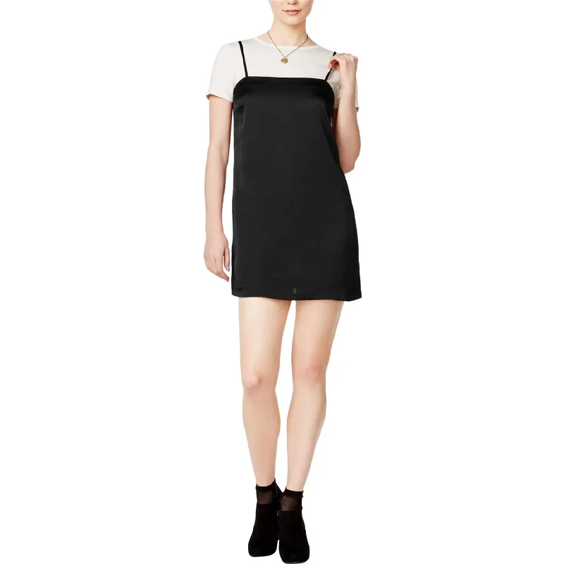 Feminine Dresses for Women in Bold Prints Kensie Womens Layered Look A-Line Dress