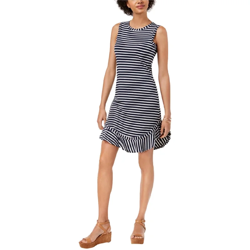 Outfits Ideas Maison Jules Womens Ruffled Hem A-Line Dress