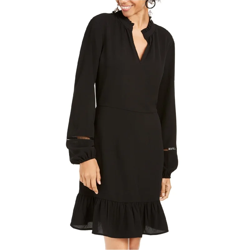 Relaxed Style Be Bop Womens Ruffle Flounce Dress