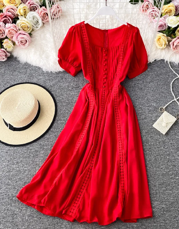 Street Style Fashion Cute chiffon short dress fashion girl dress  1118
