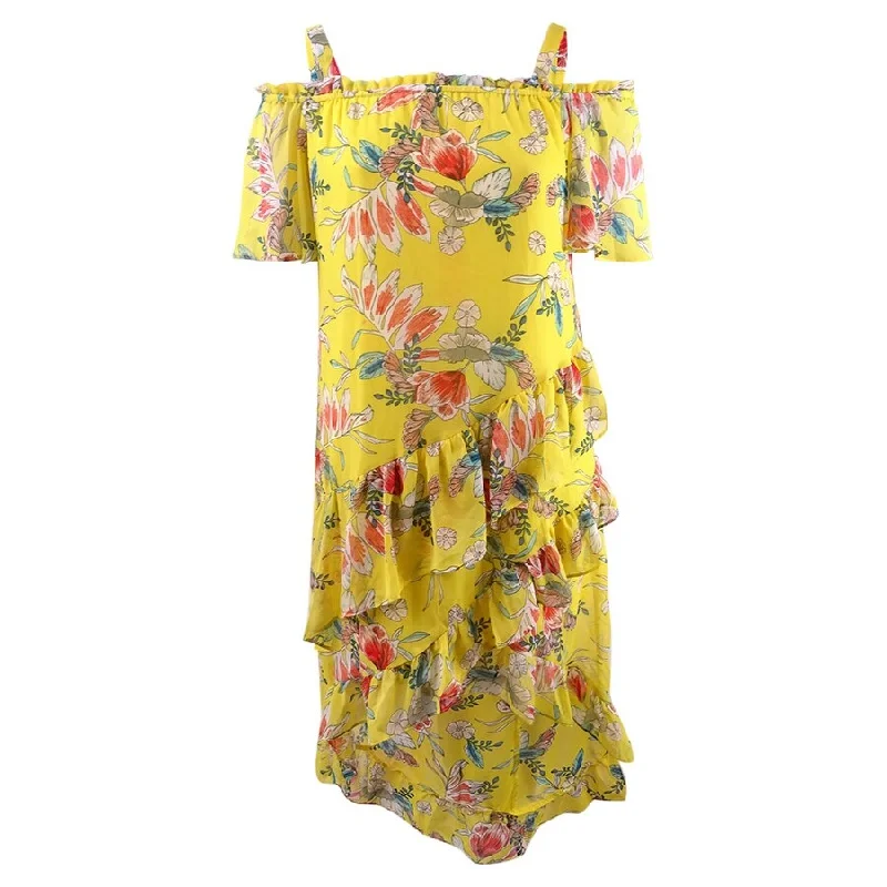Clothes Woman NY Collection Women's Off-The-Shoulder Tulip-Hem Dress (L, Lemon Dovegarden) Clothes Woman NY Collection Women's Off-The-Shoulder Tulip-Hem Dress (L, Lemon Dovegarden)