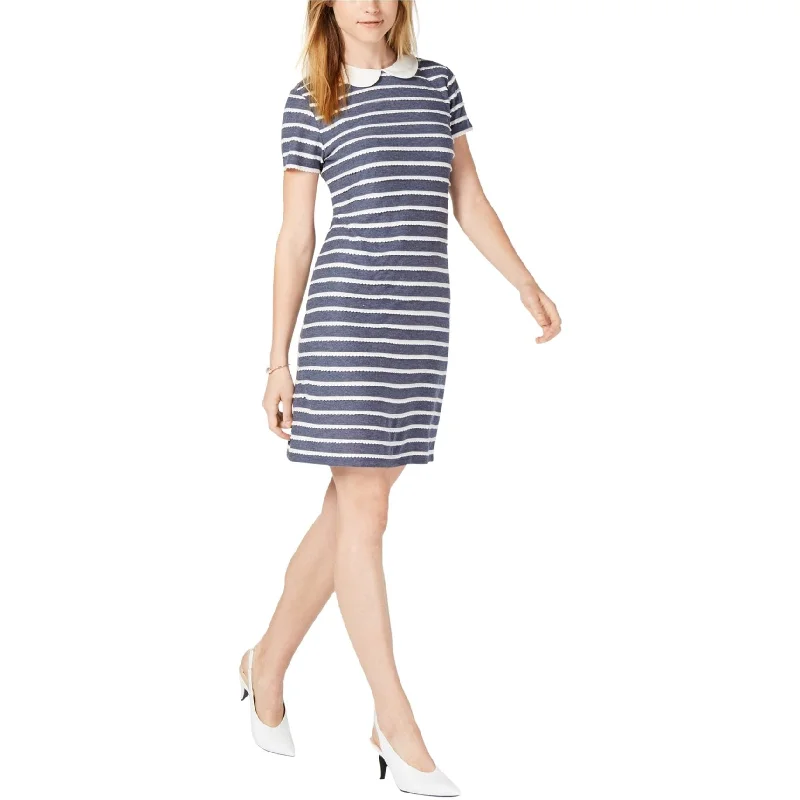 Chic Women's Garments Maison Jules Womens Peter Pan Collar A-Line Dress