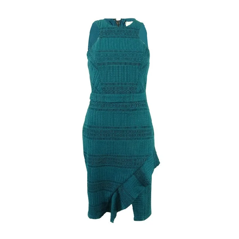 Early Bird Offer Adelyn Rae Women's Geometric Lace Dress