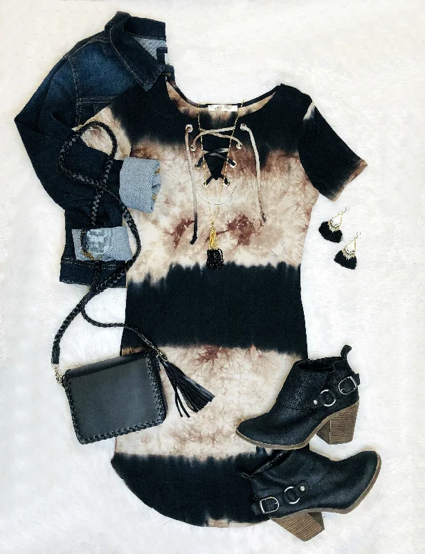 Bold Fashion It's Only the Beginning Tunic Dress