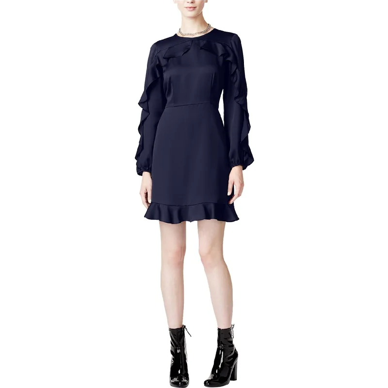 Everyday Women's Fashion Trends Maison Jules Womens Ruffle Fit & Flare Dress