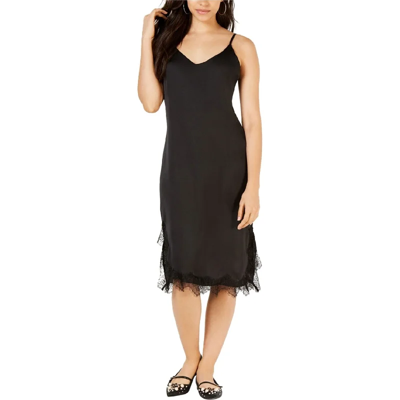 Early Bird Offer Project 28 Womens Lace-Trim Slip Dress
