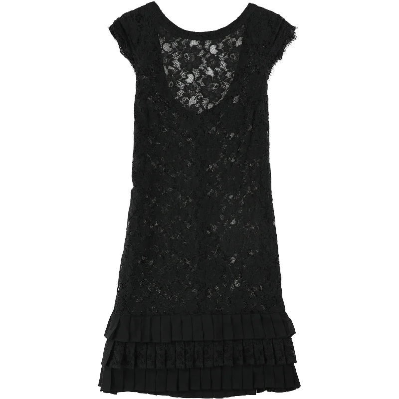 Elegant Women's Clothing Jessica Simpson Womens Unlined Fit & Flare Dress, Black, Small