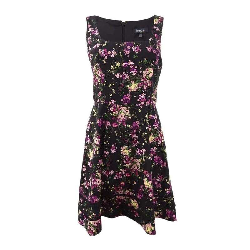Boutique Dress Online Kensie Women's Floral-Print A-Line Dress