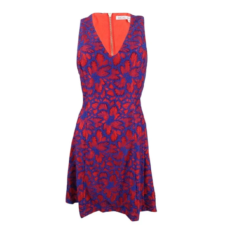 Big Sale Event Rachel Roy Women's Two-Tone Lace Fit & Flare Dress