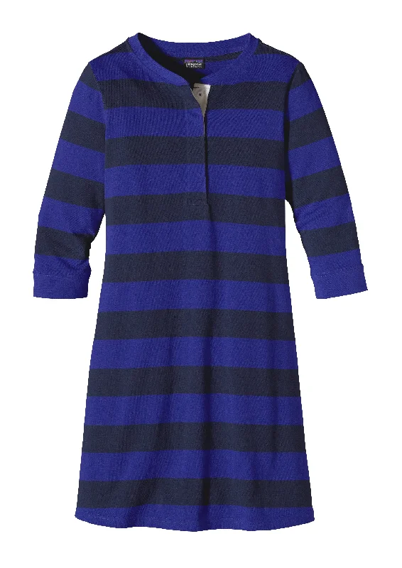 Comfortable Casual Women's Clothing W's 3/4-Sleeved Sender Stripe Dress