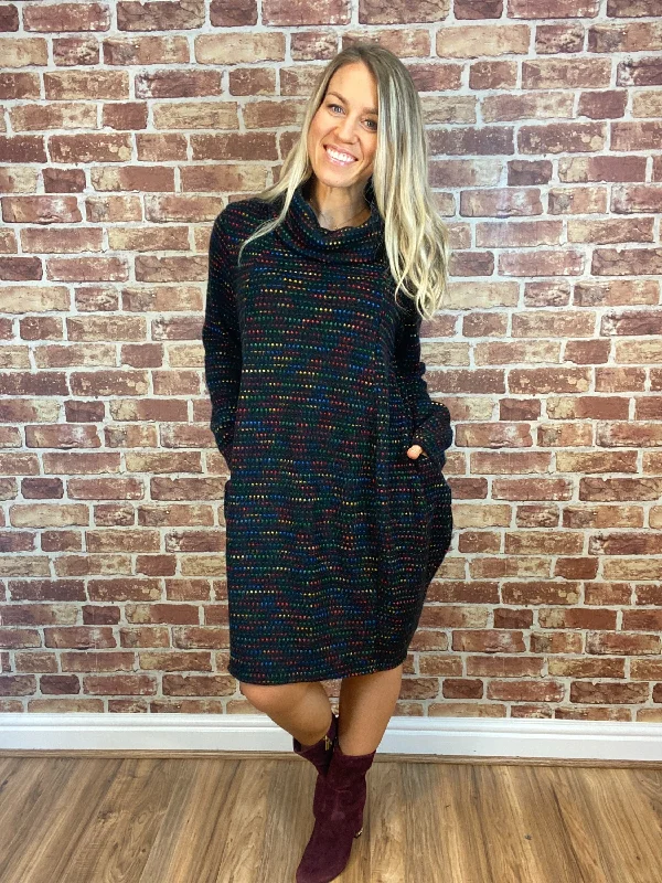 Winter Wardrobe Clearance Colour Snuggle Dress
