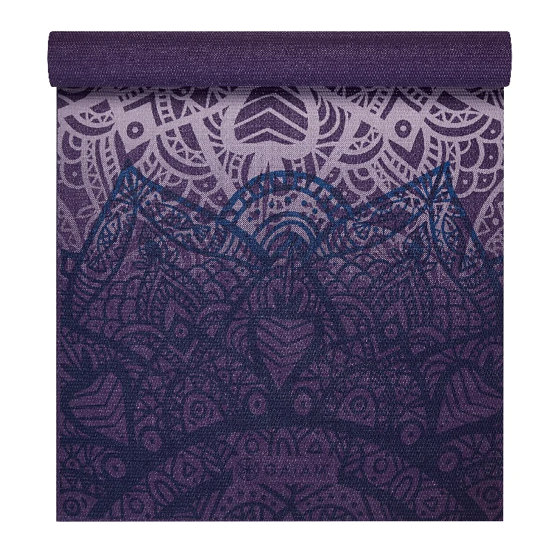 Transform Your Flow With Affordable Yoga Essentials Classic Yoga Mat (4mm) - Purple Lattice