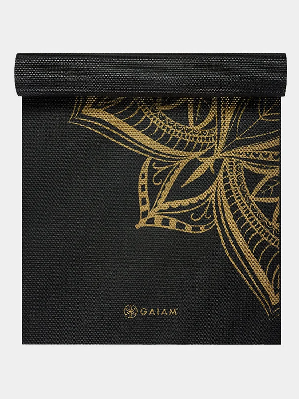 Flexibility Meets Affordability In Our Yoga Sale Gaiam Bronze Medallion Premium Metallic Yoga Mat 6mm