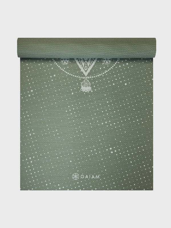 Special Discounts On The Tools To Enhance Your Flow Gaiam Celestial Green Yoga Mat 5mm