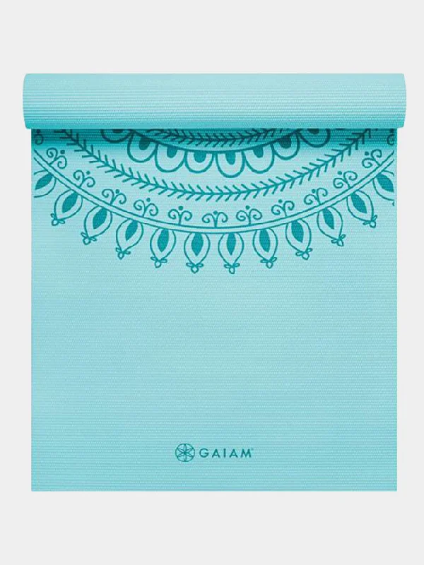 Enhance Every Stretch With Premium Yoga Gear Gaiam Marrakesh Turquoise Yoga Mat 6mm