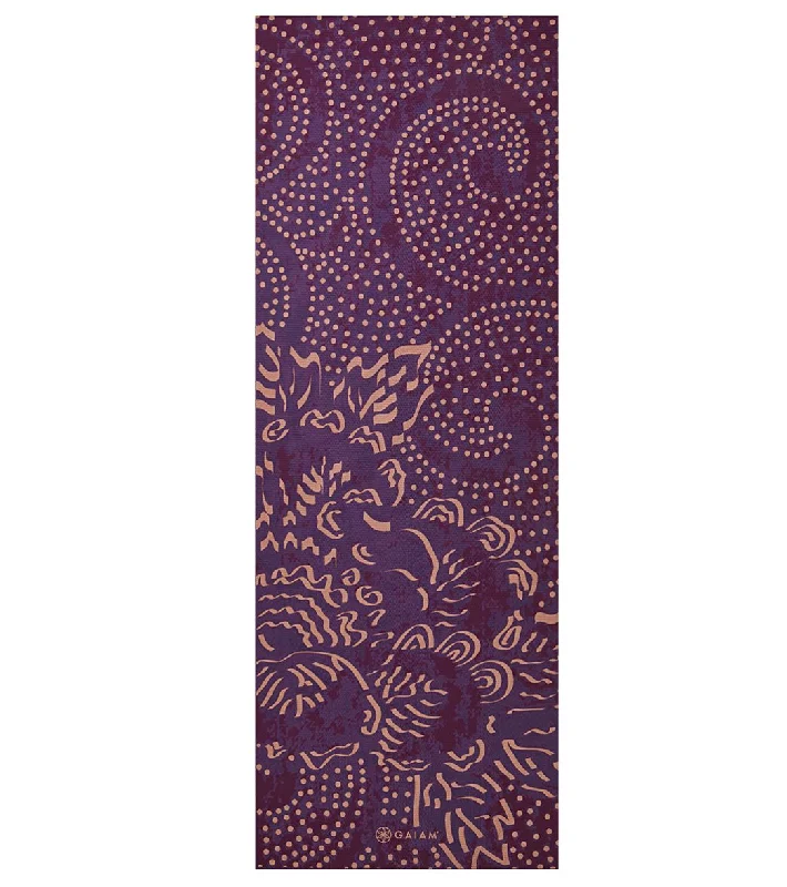 Stretch Your Budget With Our Yoga Sale Gaiam Mulberry Cluster Classic Yoga Mat 68" 4mm Mulberry Cluster