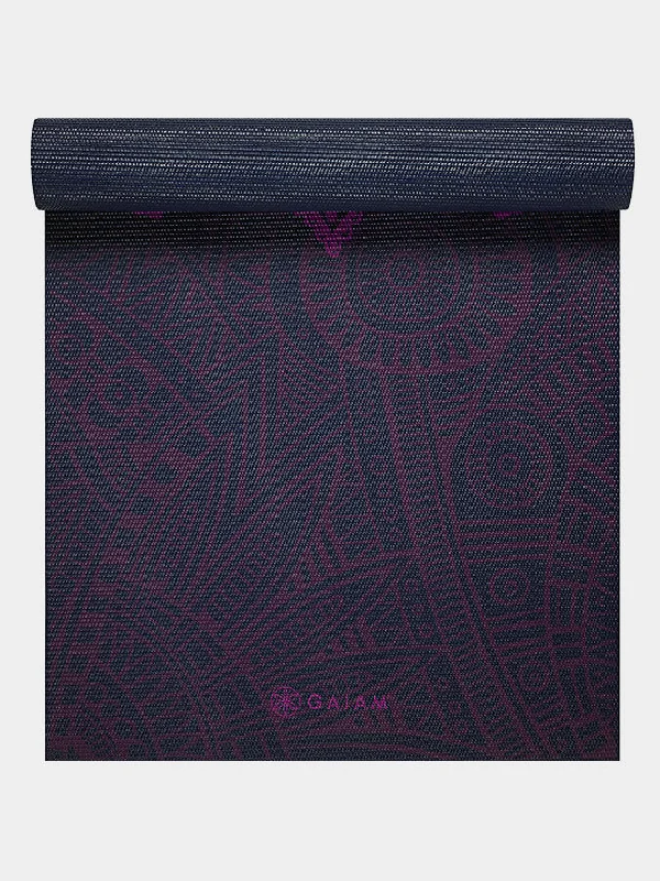 Serenity Starts With Savings On Yoga Accessories Gaiam Plum Sundial Yoga Mat 6mm