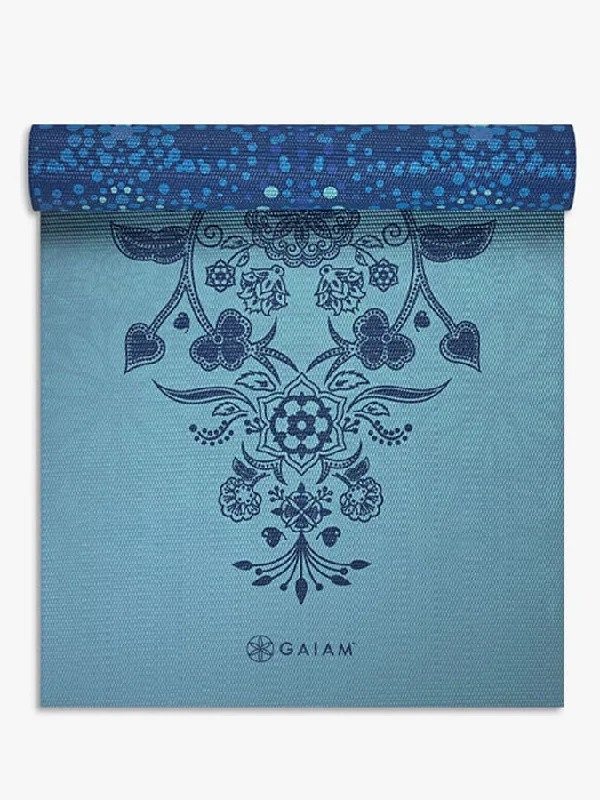 Style And Support For Every Pose At Special Discounts Gaiam Reversible Mystic Sky Yoga Mat 6mm
